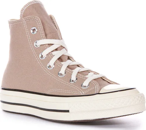Converse Chuck 70 Vintage Canvas Hi Lac Trainer in Stein – 10 Großbritannien - 44 EU - 10M/12F US / Stein