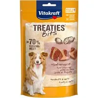 Vitakraft Treaties Bits Hundesnacks mit Leberwurst - Leckere Hundesnacks mit Leberwurst für glückliche Vierbeiner, ideal als Belohnung oder Snack zwischendurch.
