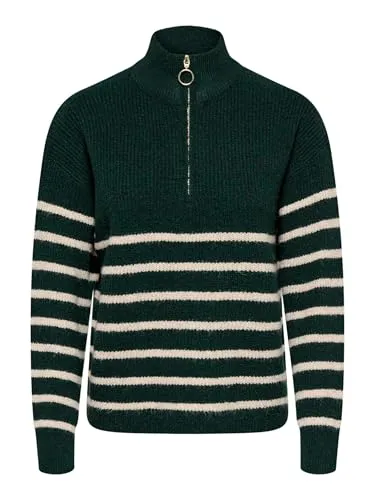 ONLY Female Strickpullover ONLTOKYO - Damen Pullover aus 50% recyceltem Polyester, nachhaltig und weich im Griff, ideal für einen lässigen Look.