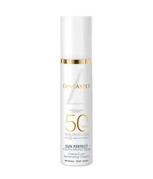 Lancaster Sun Perfect Sun Illuminating Cream SPF50 - 50 ml - Mineralische Sonnencreme mit hohem Lichtschutzfaktor, schützt vor Sonnenschäden und sorgt für strahlende, gepflegte Haut dank innovativer Technologien.