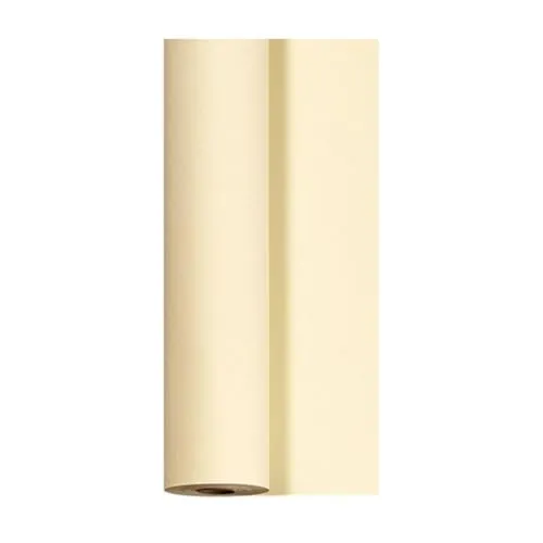 Duni Dunicel® Tischdecke Cream 1,18m x 40m - Hochwertige Tischdeckenrolle für stilvolle Anlässe, wasserabweisend und reißfest – ideal für Gastronomie und Events.