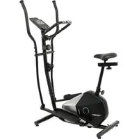 Christopeit Hybrid Trainer »CT 6« – 2-in-1 Crosstrainer - Fahrradergometer mit Magnet-Brems-System für leisen, wartungsfreien Betrieb. Ideal für Home-Training, gelenkschonend und individuell einstellbar für verschiedene Fitnesslevel.