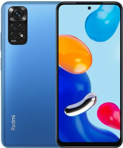 Xiaomi Redmi Note 11 - 128GB, 4GB RAM, Dual-SIM, 6,43 Zoll Display in twilight-blue, leistungsstarkes Mittelklasse-Smartphone