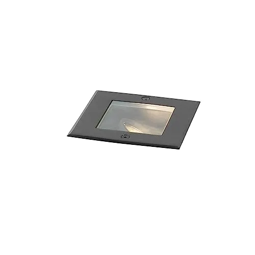 Qazqa Moderner Bodenspoiler Schwarz verstellbar IP65 für Außenbeleuchtung - Verstellbarer Bodenspoiler in modernem Schwarz, ideal für den Außenbereich. Mit GU10-Fassung und IP65-Schutz, perfekt für stimmungsvolle Lichtakzente im Garten.