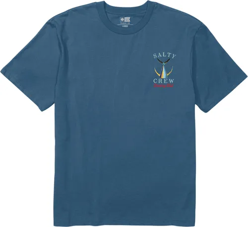 SALTY CREW TAILED T-Shirt 2026 cast blue - L - Hochwertiges TAILED T-Shirt 2026 cast blue - L, inspiriert von Küstenfischerei. Aus 100 % Bio-Baumwolle, bietet es eine klassische Passform und ist ideal für den Alltag. Zeitloses Design mit einzigartigem Kunstwerk von Amadeo Bachar.