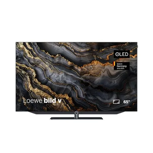 Loewe bild v.65 dr+ OLED TV 164cm 4K - Hochwertiger Fernseher mit 1TB Festplatte, beeindruckendem Klang und perfekter Bildqualität