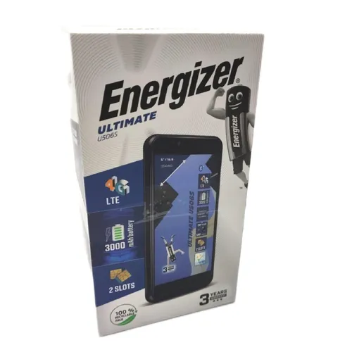 Energizer - Smartphone U506S – Nicht teuer – entsperrt 2 GB RAM / 32 GB ROM – Display 5 Zoll – 3000 mAh Akku – Kamera 5 MP + QVGA hinten/2 MP vorne – Android 13 GB – Schwarz