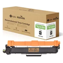 G&G Reborn Toner kompatibel zu Brother TN-243BK schwarz - Hochwertiger Toner für Brother TN-243BK, ideal für gestochen scharfe Ausdrucke und zuverlässige Leistung im Büroalltag.