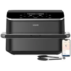 COSORI Dual Blaze TwinfryTM 10-Litre Heißluftfritteuse - Fritteusen mit Dual Blaze-Technologie für gleichmäßiges Frittieren und 10L Familiengröße – ideal für bis zu 8 Portionen in einem Gerät.
