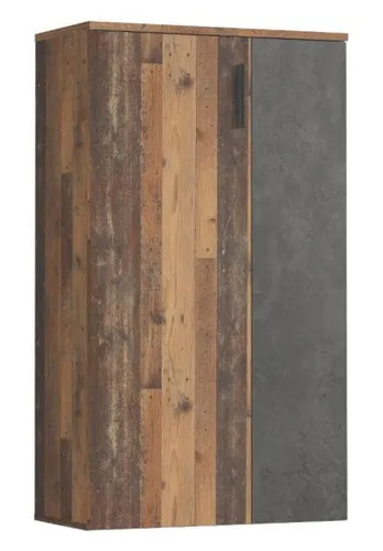 FORTE Schuhkommode BRITTA in Braun - Schuhschrank aus robustem Holzwerkstoff, ideal für Ordnung im Flur und mit einem ansprechenden Design in braun.