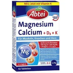 Abtei Magnesium Calcium+d+k 42 ST