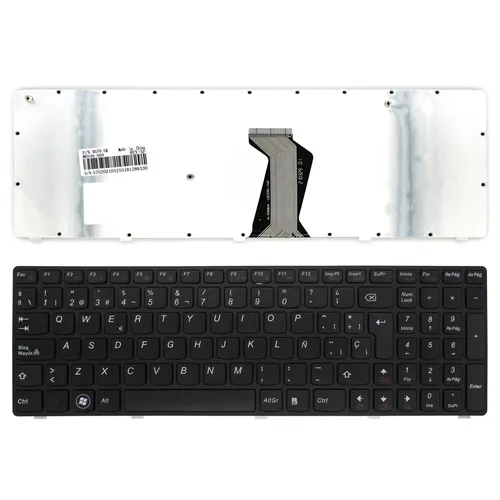 Tastatur für Lenovo B570/B580/B590 - Hochwertige Notebook-Tastatur - Notebook-Tastaturen, kompatibel mit mehreren Lenovo Modellen, bietet eine zuverlässige Tipperfahrung und ist ideal für produktives Arbeiten.