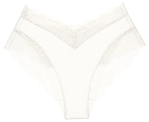 Triumph Damen Lift Smart Bandeau Maxi EX Briefs, Ecru White, XL - Funktionsunterwäsche mit kurvenglättender Stretchspitze für ein angenehmes Tragegefühl und nahtlose Optik ohne sichtbare Konturen.