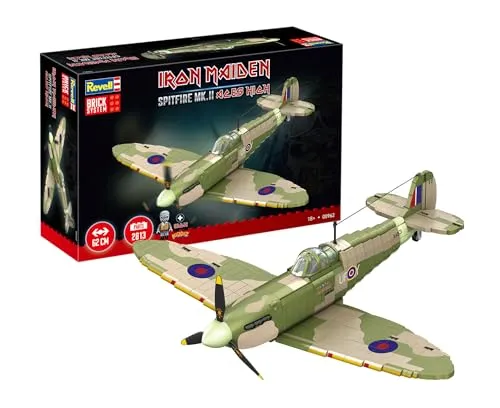 Iron Maiden Spitfire MK.II Aces High - 1:18 Konstruktionsspielzeug - Detailreiches Konstruktionsspielzeug im Maßstab 1:18. Perfekt für Sammler und Fans von Iron Maiden. 2.802 Teile bieten stundenlangen Bau- und Spielspaß.