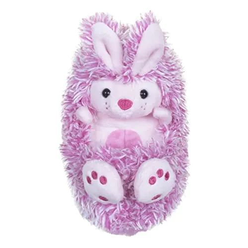 Curlimals 3709 - Bibi der Hase, interaktives Plüschtier mit 45 Geräuschen und Reaktionen, ca. 14 cm groß, flauschiges rosa Kuscheltier für Kinder ab 3 Jahren