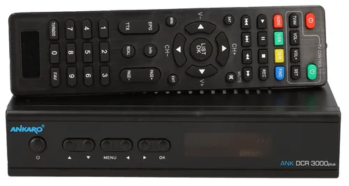 Ankaro DCR 3000 Plus - Digitaler 1080p Full HD Kabel-Receiver, PVR Aufnahmefunktion und vielseitiger Mediaplayer für beste Bild- und Tonqualität