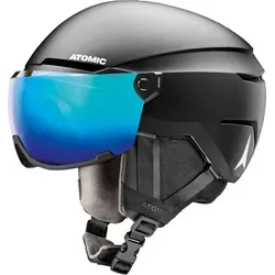 ATOMIC SAVOR VISOR STEREO Skihelm mit Visier - Schwarz - Größe XL - Skihelme & Snowboardhelme mit maximaler Stoßdämpfung und Active Aircon Belüftungssystem für optimalen Tragekomfort und Sicherheit beim Skifahren.