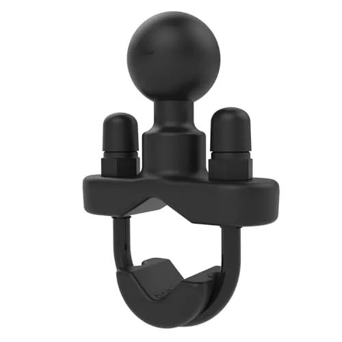 Ram Mounts Motorrad-Navigationsgeräthalterung RAM-B-231ZU - Halterung für Navigationsgeräte, universell einsetzbar an Rohren und Lenkern mit Durchmesser bis 31,75 mm, aus robustem Aluminium für ganzjährige Nutzung.