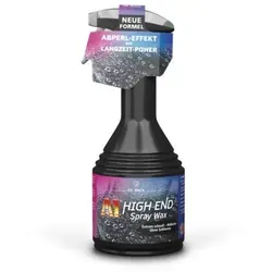 DR. WACK A1 HIGH END Spray Wax 500 ml - Autopflege mit langanhaltendem Lackschutz und beeindruckendem Wasserabperl-Effekt - ideal für alle Lackarten und mühelos anzuwenden.