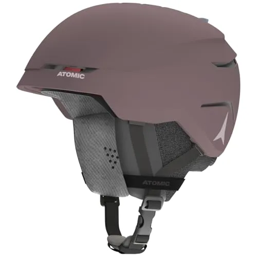 Atomic Savor Helm red rock 59-63 - Skihelm mit Holo Core für 30% mehr Stoßdämpfung, Active Aircon Belüftung für optimale Luftzirkulation und 360° Fit System für individuellen Komfort. Ideal für Sicherheit und Stil auf der Piste.