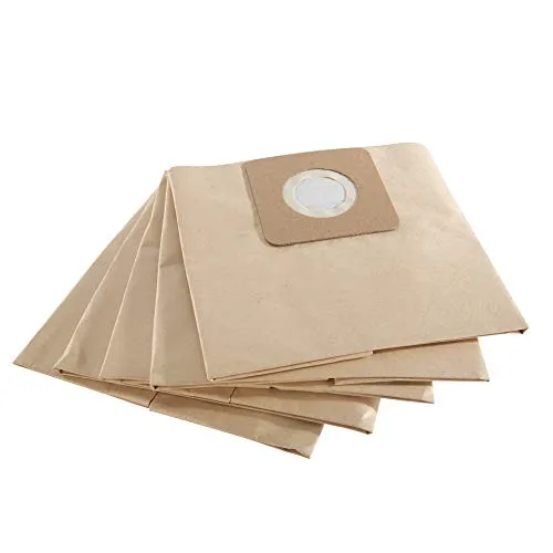 Arebos 5X Staubsaugerbeutel für Industriestaubsauger 1800W mit EAN 4260627420117 | Spezialpapier | 2-lagig | 41,5 x 43 cm