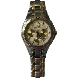 Jacques Lemans Chronograph Armbanduhr Edelstahl Silber Gold 1-1347E - Elegante Herren-Armbanduhr mit Quarzwerk und Datumsanzeige. Wasserdicht bis 10 atm, ideal für jeden Anlass. Hochwertiges Edelstahlarmband in Silber und Gold für einen stilvollen Look.