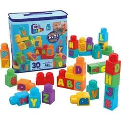 Fisher-Price Mega Bloks ABC Bausteine Tasche - Lernspielzeug für Kinder