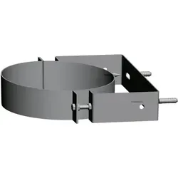 Wolf Wandhalterung DN225 aus Edelstahl - Verstellbar - Verstellbare Wolf Wandhalterung DN225 aus robustem Edelstahl, ideal für eine flexible Montage. Empfohlener Abstand max. 2m für optimale Stabilität.