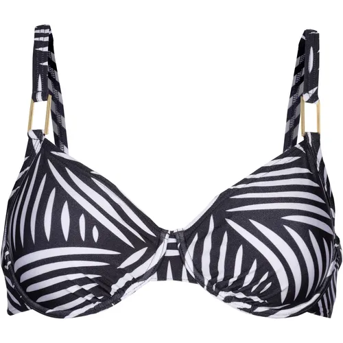 Lascana Bügel-Top Bikini Oberteil Damen - Anthracite-C, Größe 38/C - Stylisches Bügel-Bikini-Oberteil mit verstellbaren Trägern und herausnehmbaren Pads für individuellen Tragekomfort. Ideal für den Strand oder das Schwimmbad.