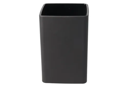 PARSA Beauty Zahnputzbecher PARSA Beauty ESSENTIAL Zahnputzbecher schwarz Badezimmer Becher