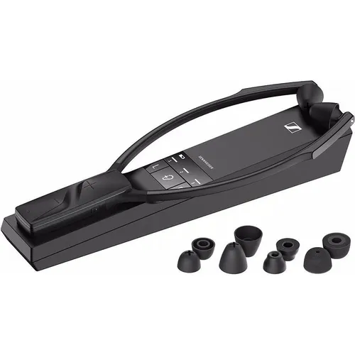 Sennheiser RS 5200 - Kabellose Kopfhörer mit 12 Stunden Akku - Kopfhörer mit kabelloser Freiheit und kabelgebundener Option, ideal für langen Hörgenuss ohne Unterbrechungen.