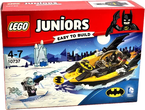 LEGO Juniors SET 10737 Batman gegen Mr. Freeze - Bausatz für Kinder von 6-12 Jahren, inspiriert von Batman. Fördert Kreativität und motorische Fähigkeiten beim Spielen und Bauen.