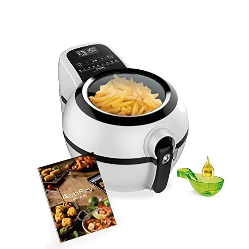Tefal ActiFry Genius FZ7600 - Heißluft-Fritteuse 1.2 kg, gesunde Rezepte mit exklusiver Dual Motion Technology und 9 automatischen Menüeinstellungen
