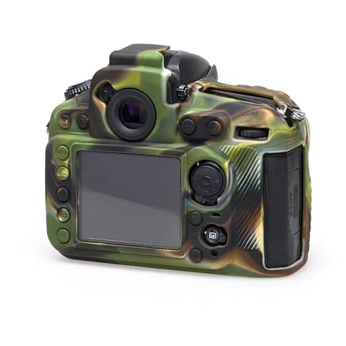 easyCover - Silikon Kameratasche - Schutz für Ihre Kamera - Nikon D810 - Camouflage