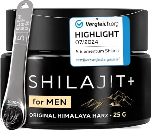Original Shilajit Himalaya Harz mit Nachtkerzenöl 25g – 82% Fulvinsäure - Pflanzliches Ergänzungsmittel Triphala, hochdosiert mit 82% Fulvinsäure, unterstützt die Verdauung und fördert das Wohlbefinden. Handgeerntet in 6000m Höhe, sicher in UV-geschütztem Glas verpackt.