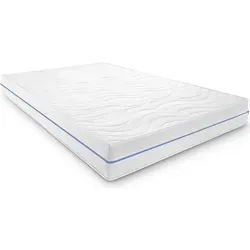 Ergonomische Matratze 140x200 cm Supportho Premium - 7-Zonen Matratze für optimale Druckentlastung und Wirbelsäulenunterstützung, ideal für Senioren und Allergiker, pflegeleichter Bezug waschbar bis 60°C.