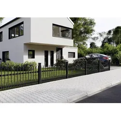 OSMO ALU-Fence Square Anthrazit 89x184cm - Sicht-, Wind- & Lärmschutzwände, moderner Aluminium Sichtschutzzaun in elegantem Anthrazit für stilvolle Privatsphäre im Garten oder auf der Terrasse.