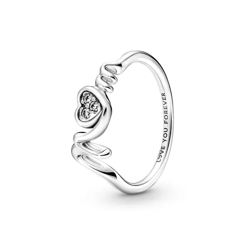 Pandora Halskette mit Logo - Elegantes Design - Halskette aus Sterlingsilber (925) mit Zirkon, perfekt für besondere Anlässe wie Hochzeit oder Valentinstag. Ein stilvolles Geschenk für Familie und Freunde.