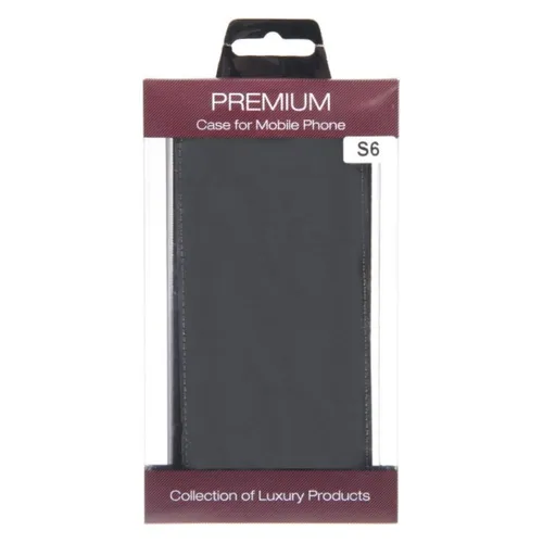 OEM Slim Leather Flip Case for Galaxy S6 - black (Samsung Galaxy S6) (25445269)