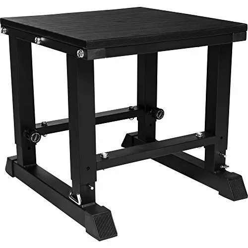 GORILLA SPORTS® Plyo Box - Verstellbare Sprungbox für Plyometrisches Training - Ideal für Fitness und Training: 5 Höhen von 45 bis 65 cm einstellbar, maximale Gewichtskapazität von 300 kg, robustes Stahlmaterial für gewerbliche und private Nutzung.