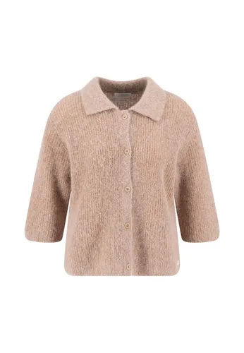 FYNCH-HATTON Strickjacke Cardigan mit Polokragen - Eleganter Cardigan mit Polokragen aus hochwertiger Materialmischung für Wärme und Komfort. Vielseitig kombinierbar, ideal für jede Jahreszeit und jeden Anlass.