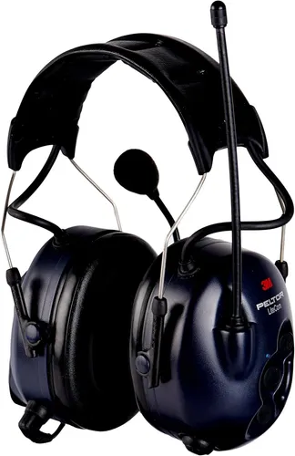 3M Peltor LiteCom MT53H7A4400-EU Kapselgehörschutz-Headset - Gehörschutz mit 32 dB, passivem Lärmschutz und integriertem Funkgerät für optimale Kommunikation in lauten Umgebungen.