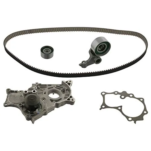 febi bilstein 32730 Zahnriemensatz mit Wasserpumpe - Auto-Zahnriemen, hochwertiges Originalteil aus Deutschland, ideal für Toyota Avensis II und Corolla IX, inklusive Wasserpumpe für optimale Leistung.
