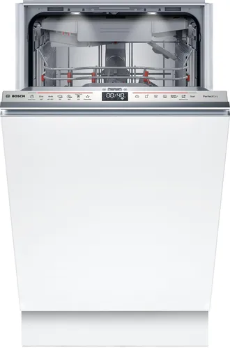 SPV6YMX08E Vollintegrierter Geschirrspüler 45cm - TimeLight, 41dB, Zeolith-Trocknen und VarioSchublade für optimale Flexibilität
