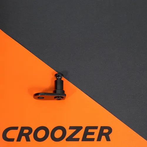 Croozer Achskupplung Universal-Kupplung Click & Crooz - Fahrradanhänger, flexible Universal-Kupplung für einfache Montage und sicheren Transport von Anhängern, geeignet für Links- oder Rechtsanbau.