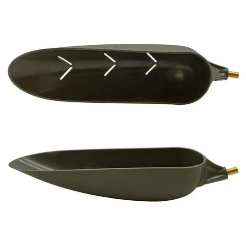 Angel Domäne Futterkelle Typ Multibaiter – Groundbaiter Futterschaufel für Partikel, Boilies & Futterballen – Universal-Gewinde – Aerodynamisch – Entwässerungsrillen – Zum Anfüttern