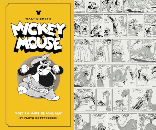Walt Disney's Mickey Mouse Lost in Lands Long Ago: Volume 6 - Belletristik, erleben Sie spannende Abenteuer mit Mickey und Goofy im Steinzeitalter – eine liebevoll restaurierte Sammlung klassischer Comics.