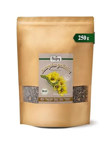 Biojoy BIO-Königskerzenblüten (250 g), getrocknet und geschnitten, Königskerzen-Tee (Verbascum thapsus)