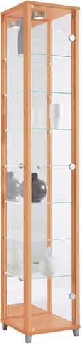 fif möbel Vitrine OPTIMA Standvitrine/Glasvitrine 1x Glastür,perfekt für Sammler,Sammlervitrine