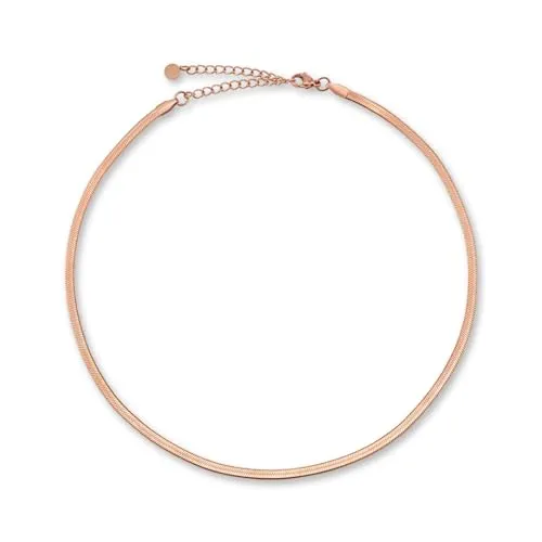 GOOD.designs Kette ohne Anhänger, verstellbar und rostfrei - Elegante Halskette aus rostfreiem Edelstahl, verstellbar von 38 bis 45 cm. Ideal für den täglichen Einsatz, pflegeleicht und perfekt für jeden Anlass.
